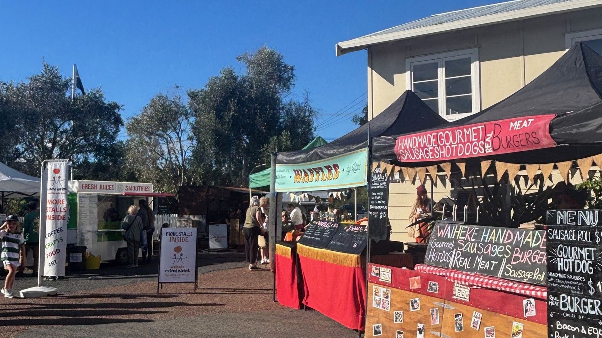 Ostend Market Waiheke Island