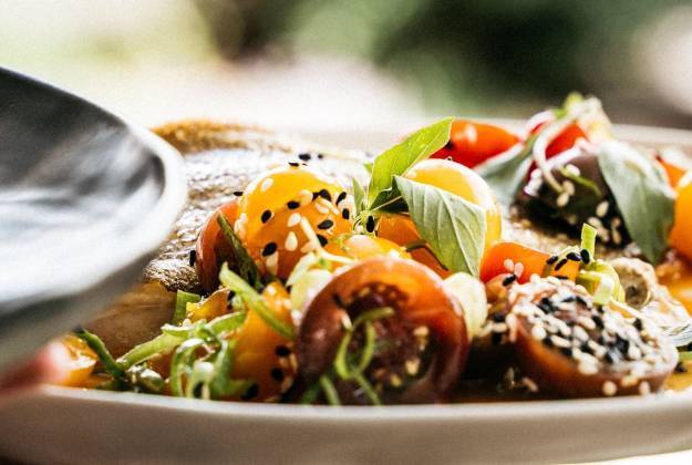 Lunch at Three Seven Two Restaurant - Onetangi Beach