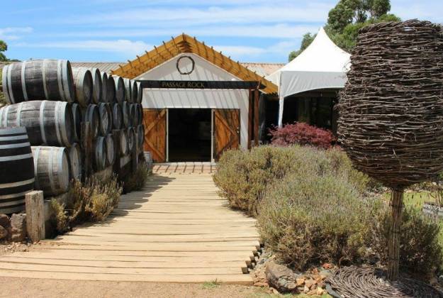 Wine tasting and lunch at Passage Rock Vineyard