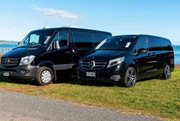 Ananda Black Mercedes Sprinter and V220