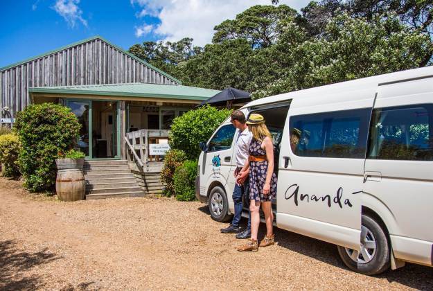 Wine tasting at Kennedy Point Vineyard