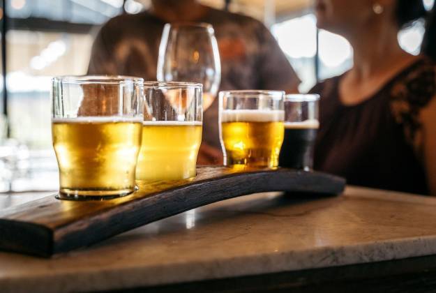 Beer or wine tasting at Tantalus Estate